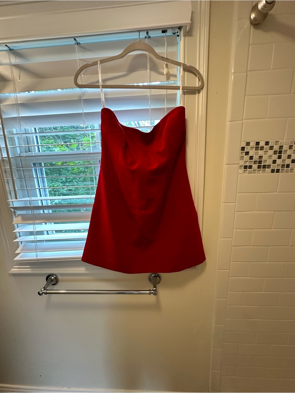Lovers + Friends Red Strapless Mini Dress